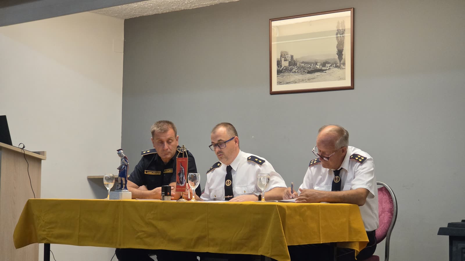 Podnošenje izvješća o radu na skupštini VZO Gornja Rijeka