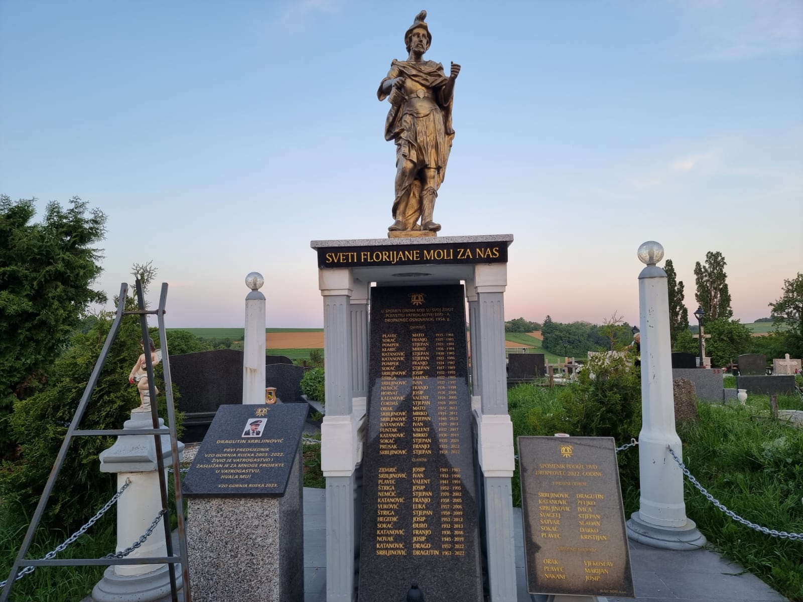 Članovi DVD Dropkovec na proslavi sv. Florijana