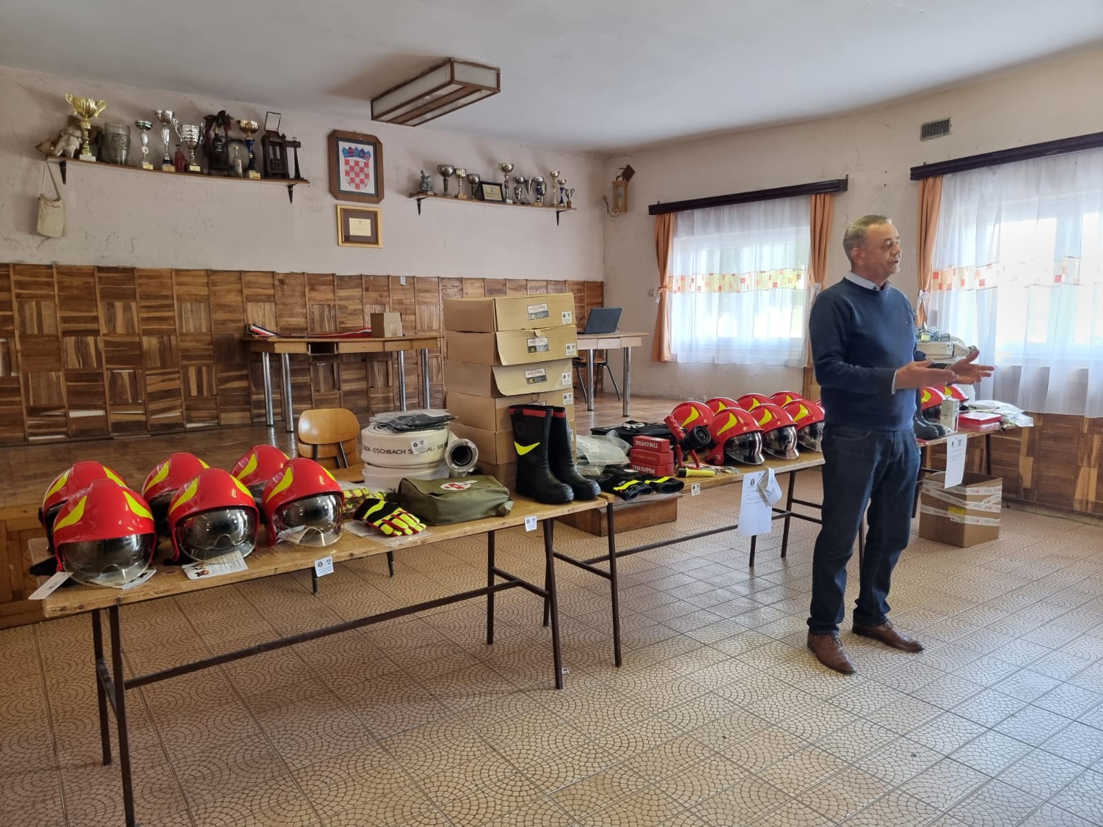 Župan Darko Koren pohvaljuje organizaciju vatrogastva u općini Gornja Rijeka